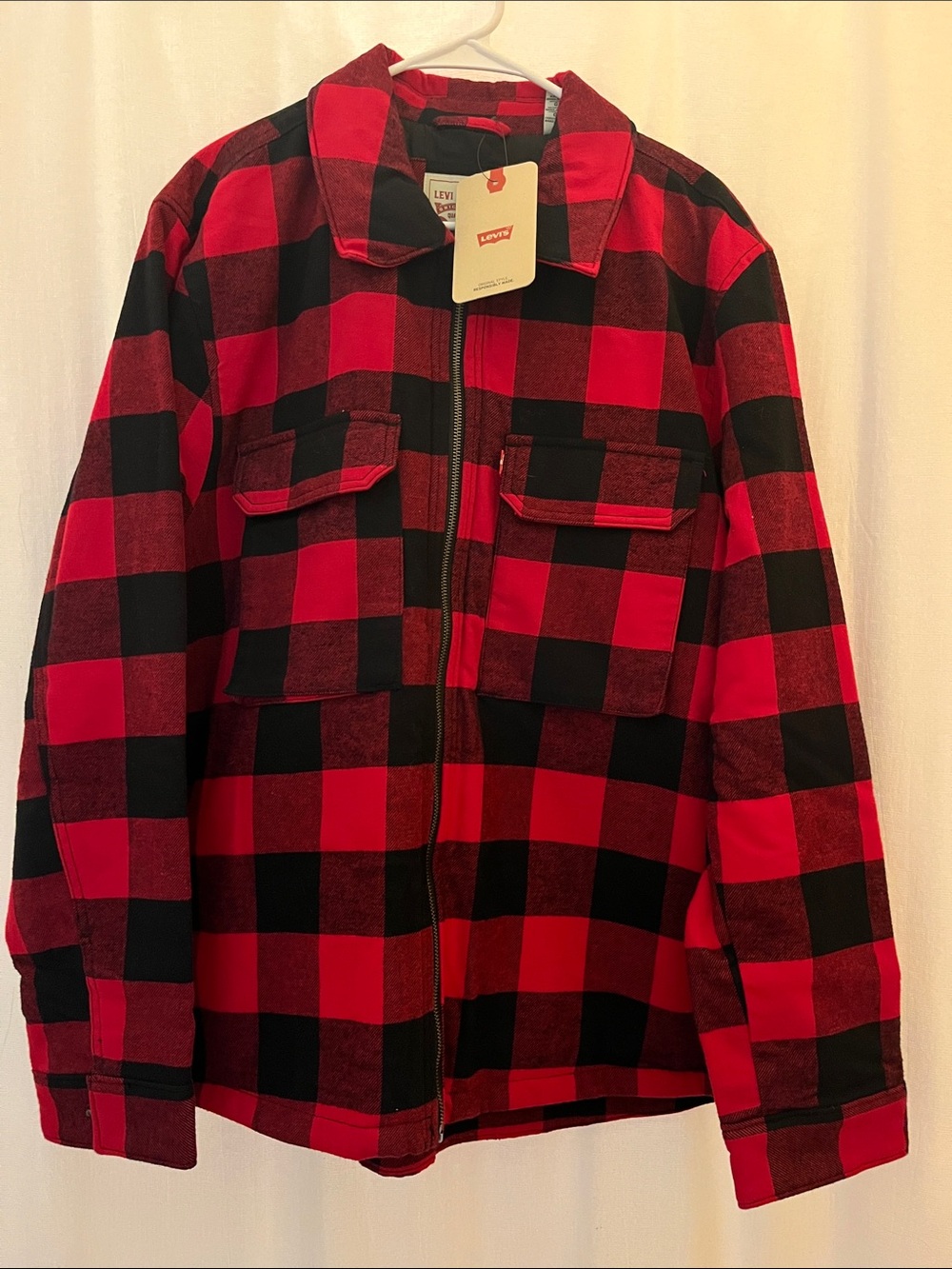 NWT Levi’s Quilted Shacket Size Large
